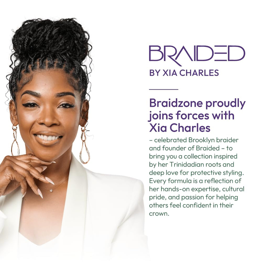 Braids after ORS use with enhanced natural shine and softer appearance