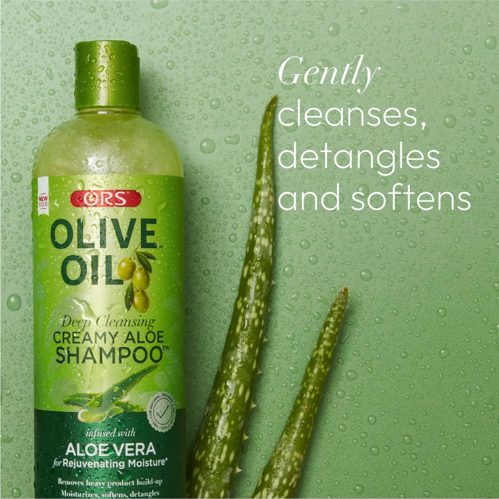 ORS olive oil ingredient close-up highlighting natural nourishment