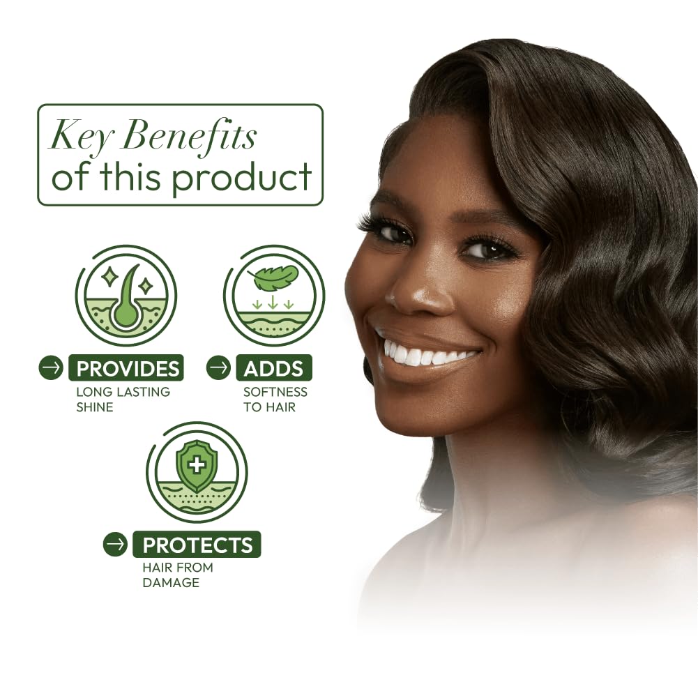 Before and after strand comparison with ORS showing reduced curl