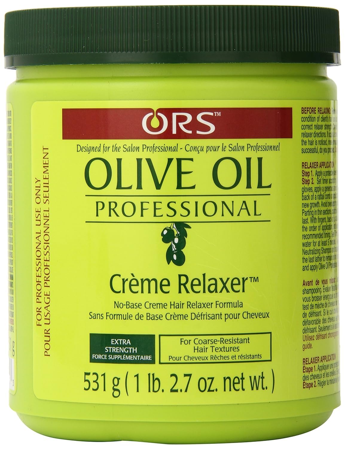 ORS front packaging showing product and benefits for smooth hair