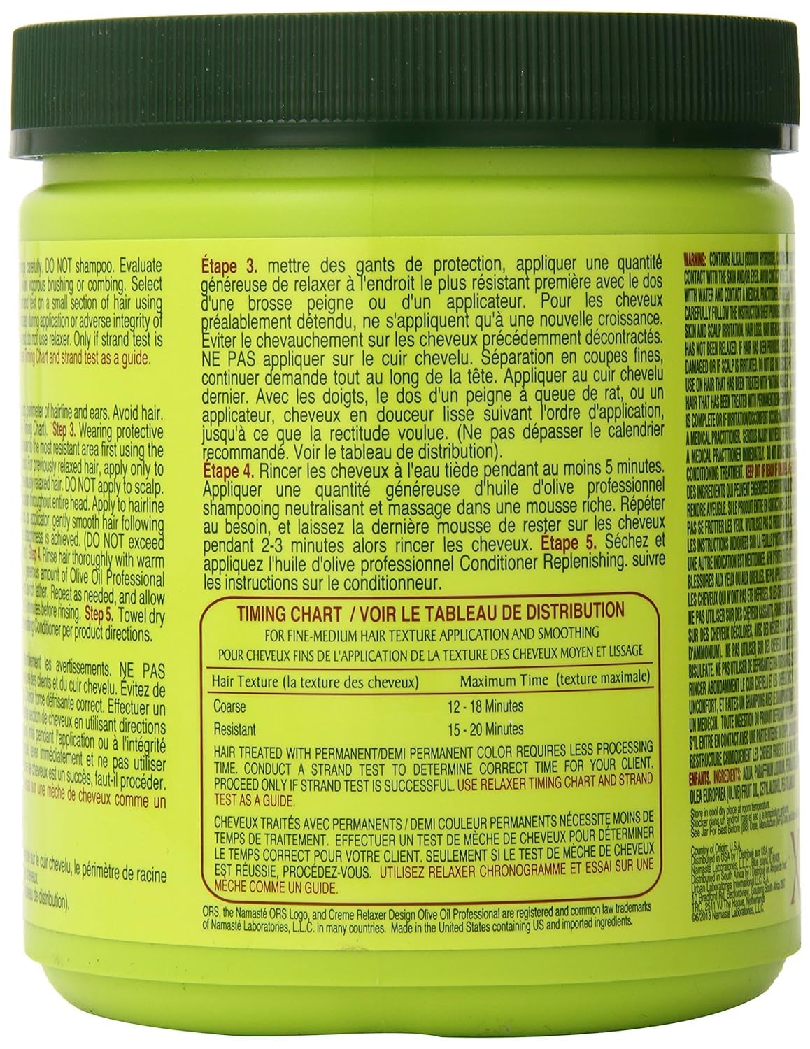 ORS jar open displaying smooth creme for even application