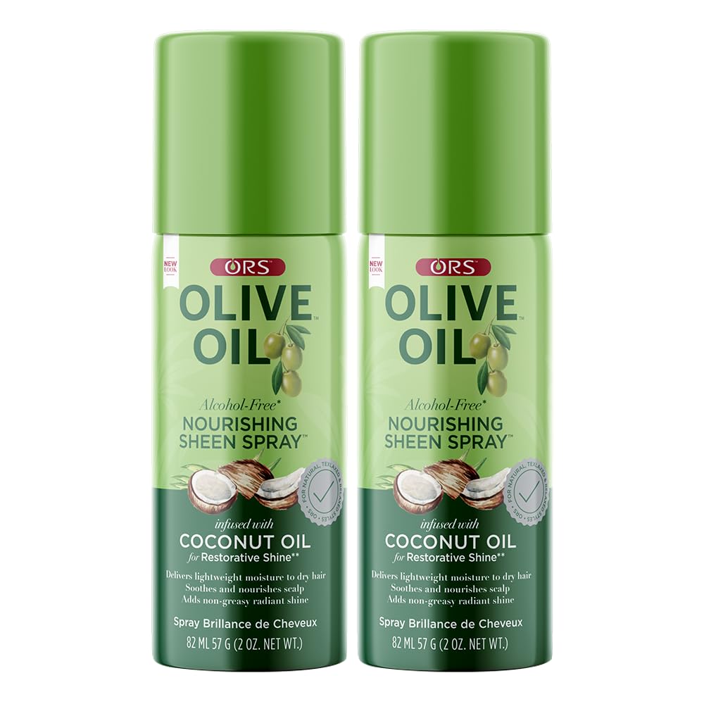 ORS front packaging showing travel-size sheen spray and benefits