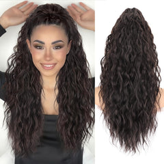 ORSUNCER front packaging showing ponytail hairpiece and quick attach benefits