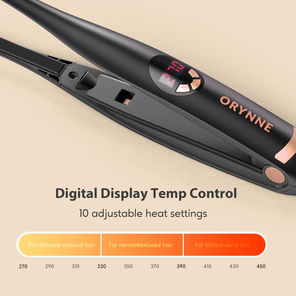 ORYNNE held in hand to show scale and portability for travel convenience