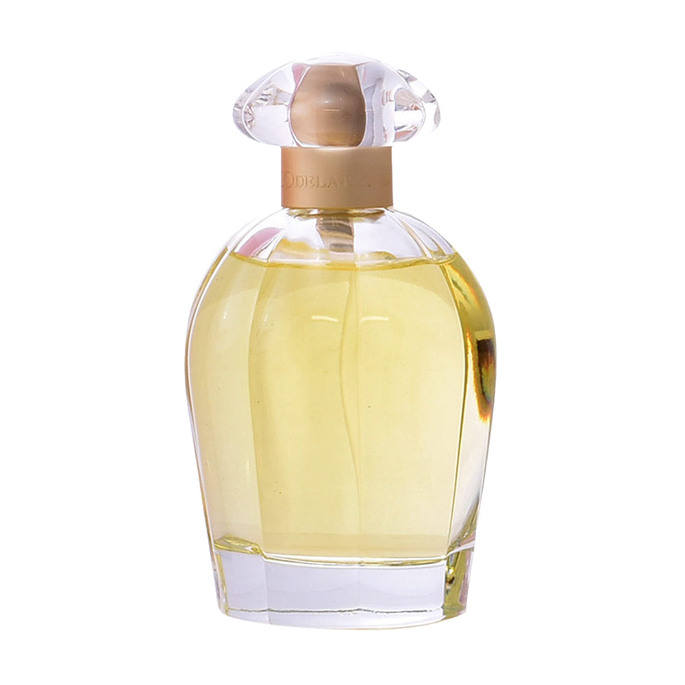 Oscar de la Renta close-up atomizer detail highlighting easy application benefit