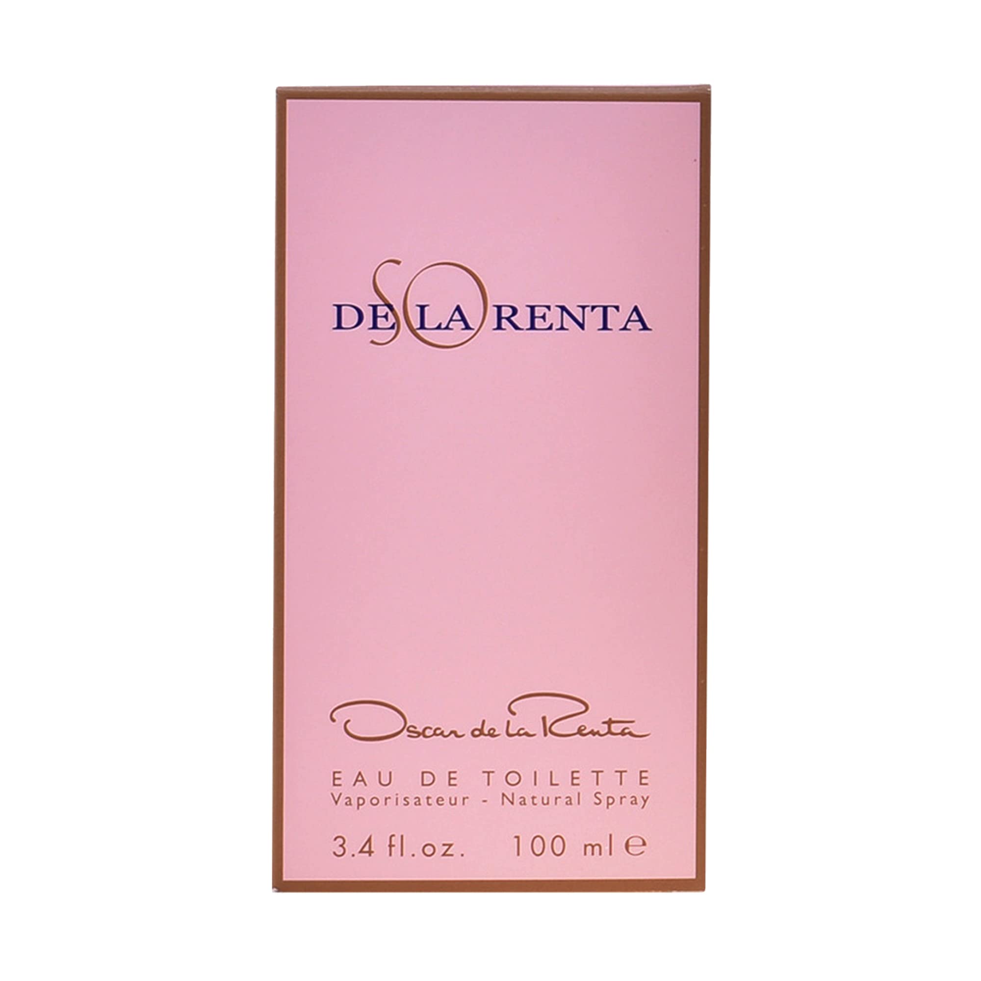 Oscar de la Renta bottle on dresser lifestyle scene suggesting daily elegance