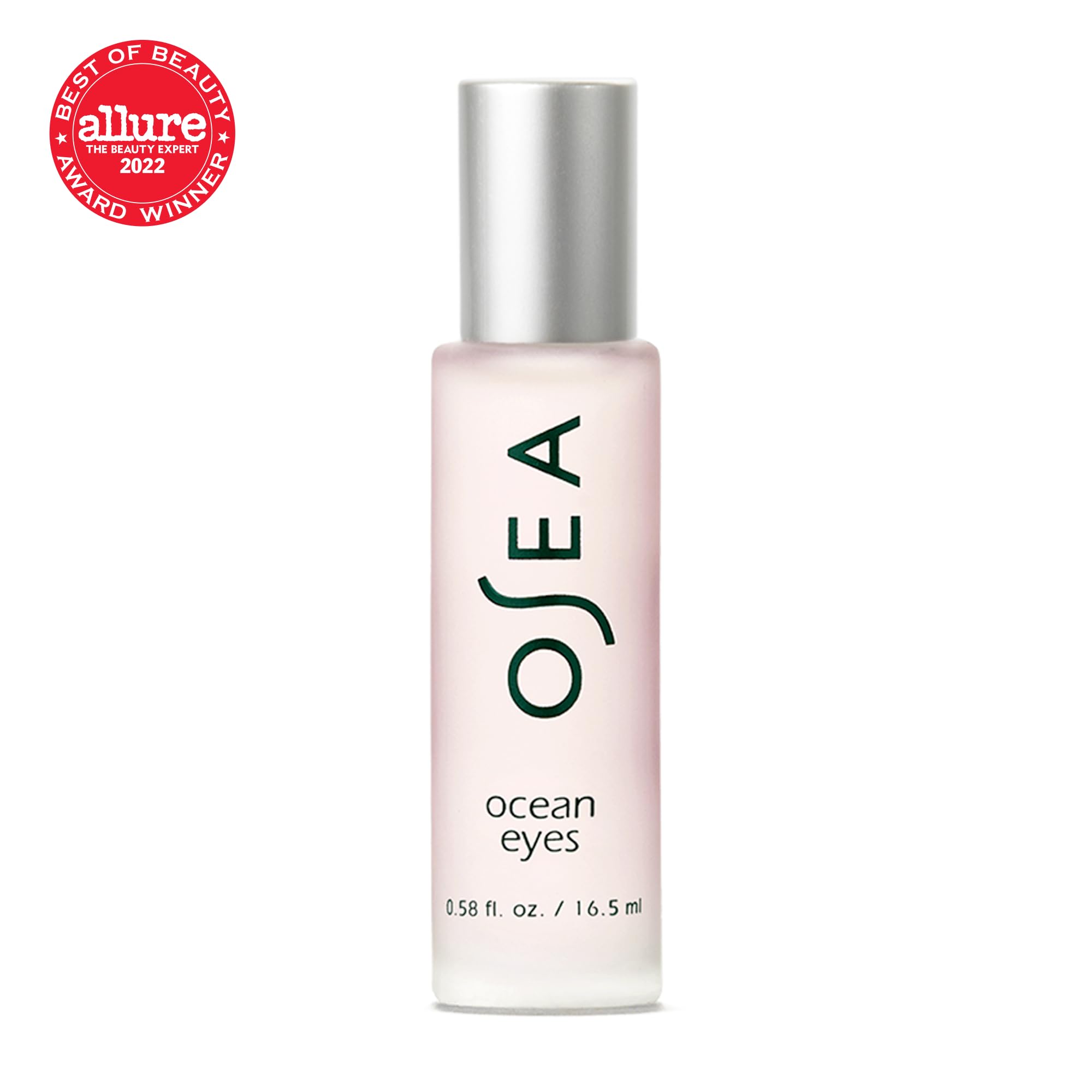 OSEA label close-up listing key actives for smoothing and hydration benefits