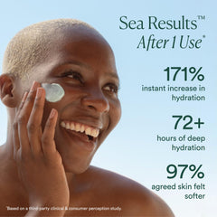 OSEA Seabiotic application on hand demonstrating fast absorption benefit