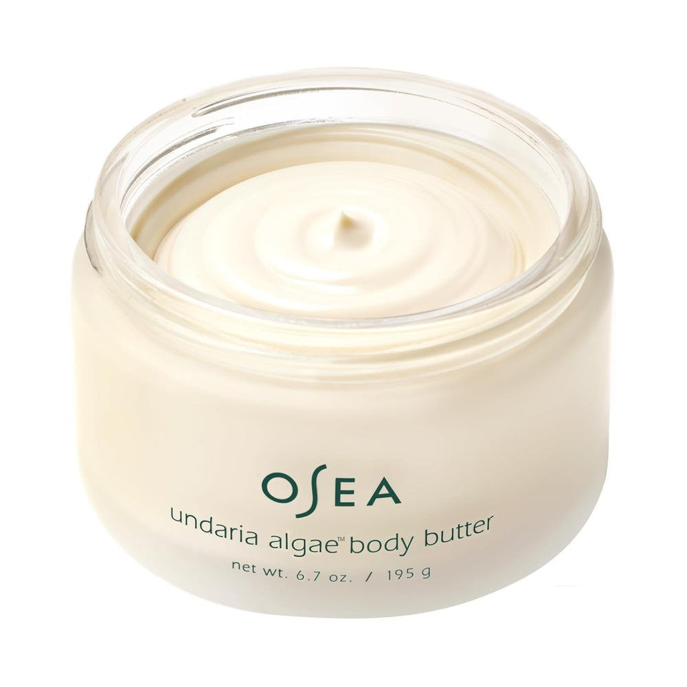 OSEA open jar whipped texture demonstrating rich, non-greasy absorption