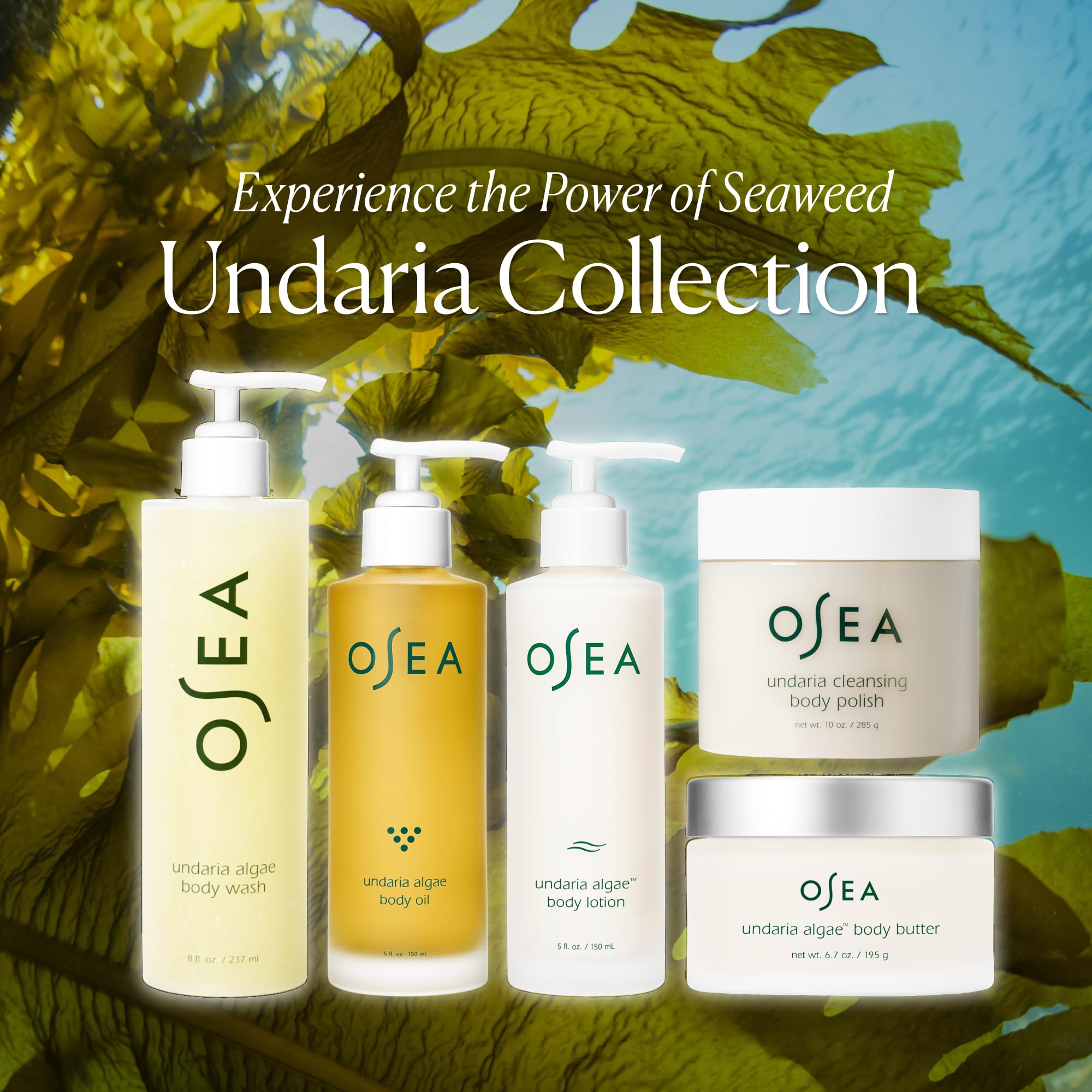 OSEA body butter styled in gift box for luxurious present appeal