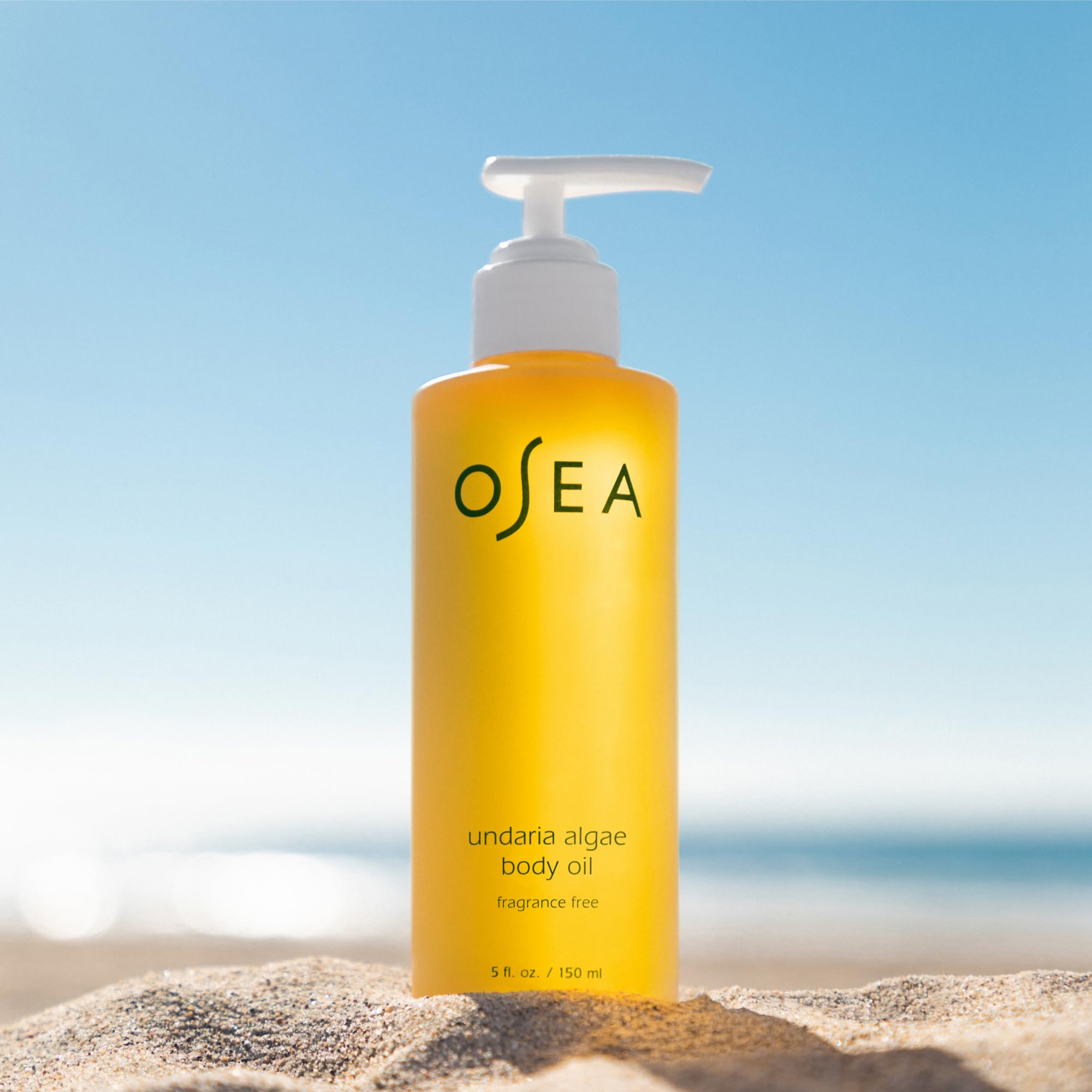 OSEA oil pouring to show silky texture and quick absorption benefit