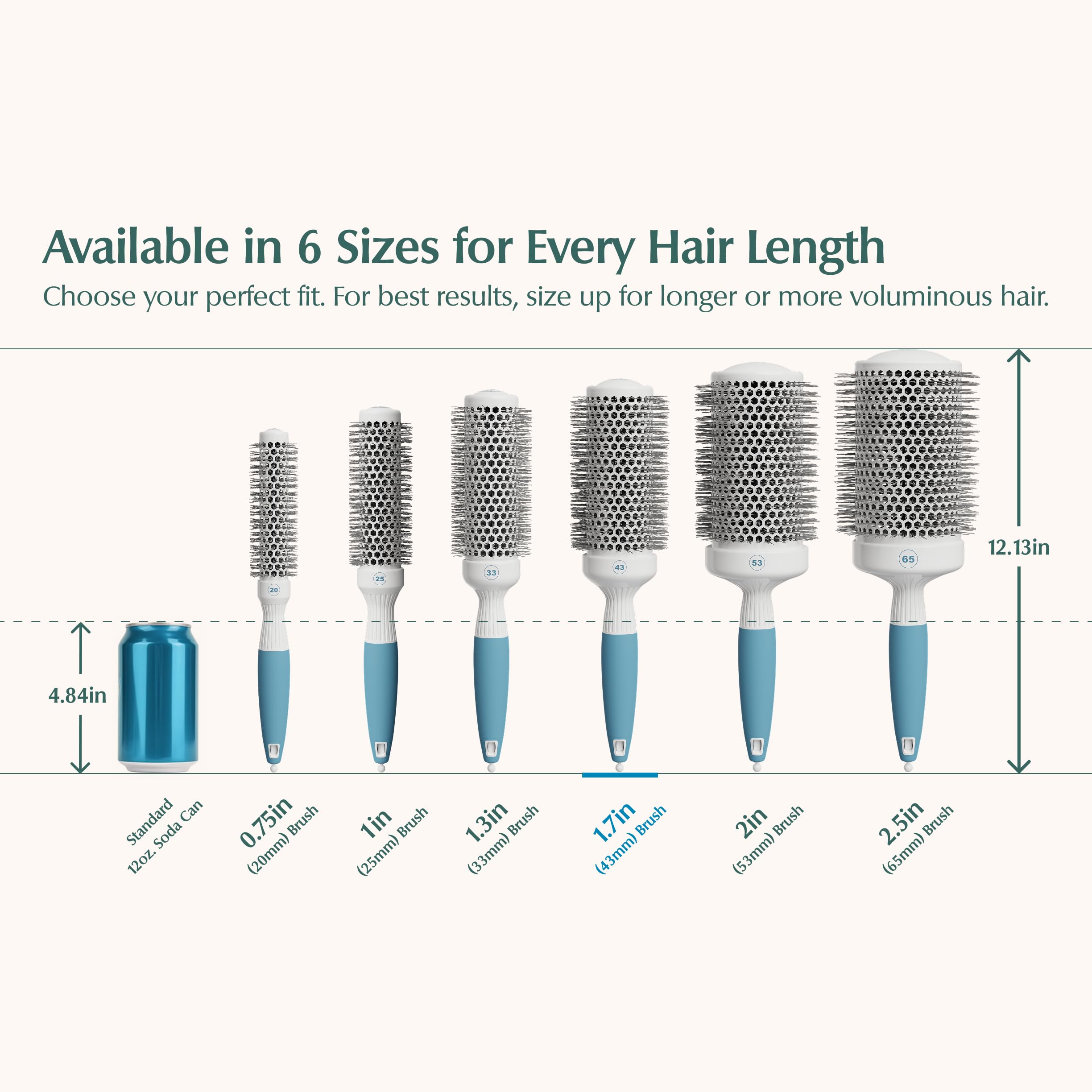 Osensia polished bristle tips close detail reducing tug and protecting hair