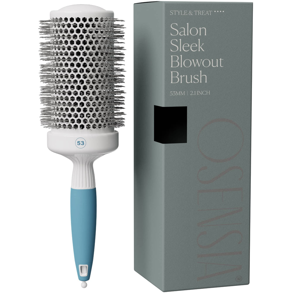 Osensia front view of round brush showing full design and professional look