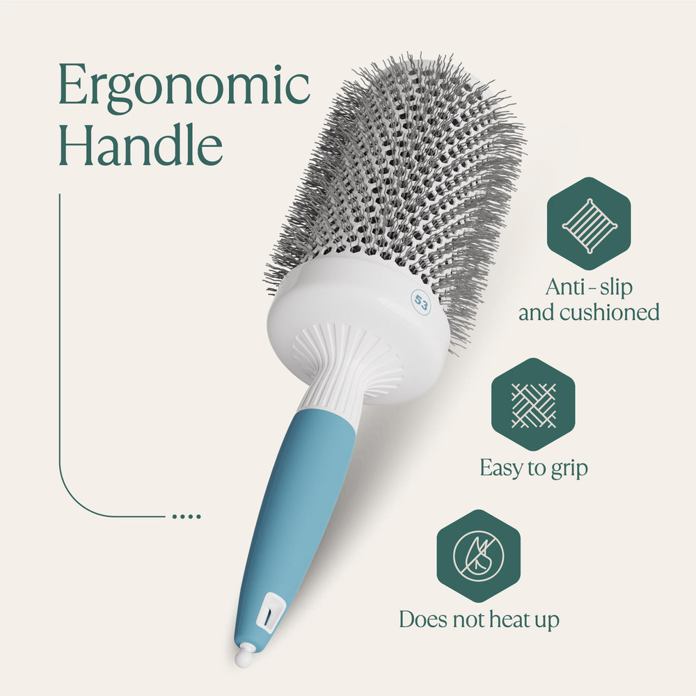 Osensia seamless barrel-to-handle joint preventing hair snags