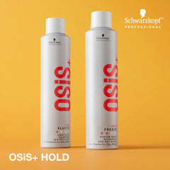 OSiS+ Freeze closeup label showing heat protection up to 230°C benefit