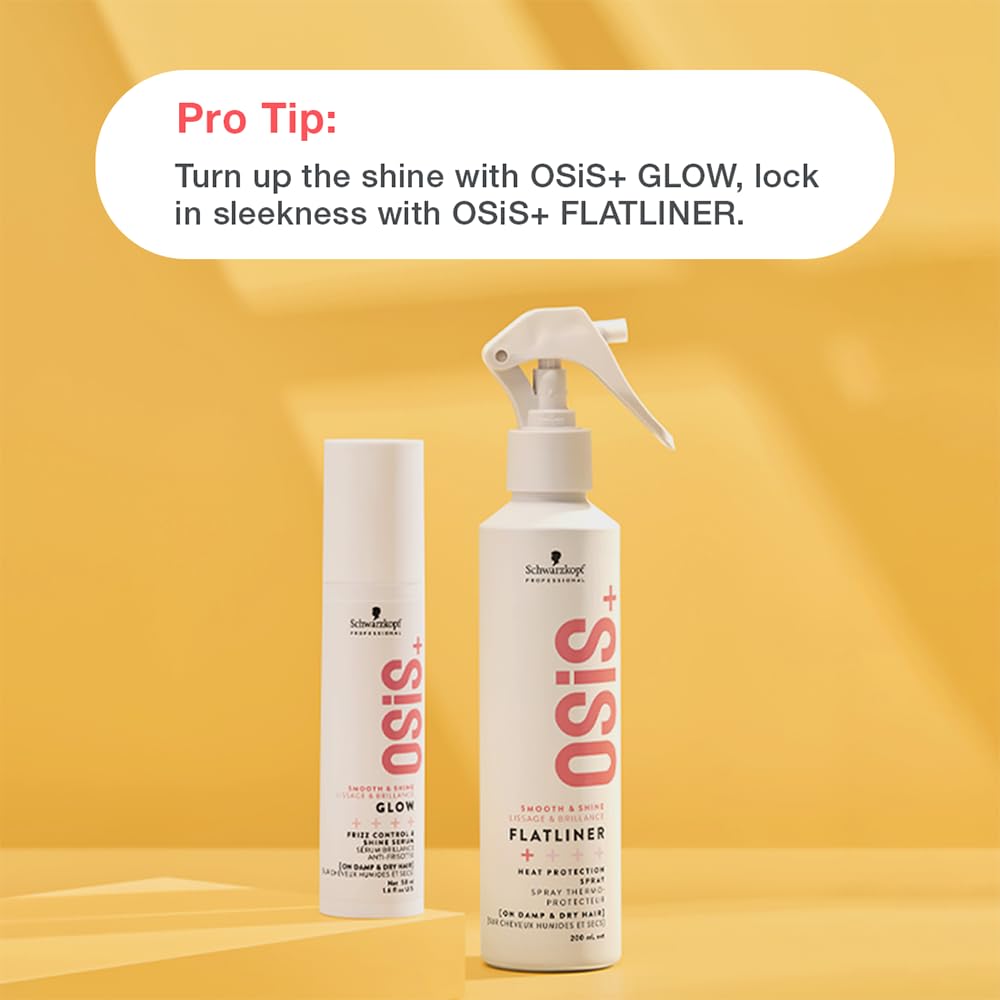 OSiS+ polished hair outdoors showing enhanced shine and humidity resistance