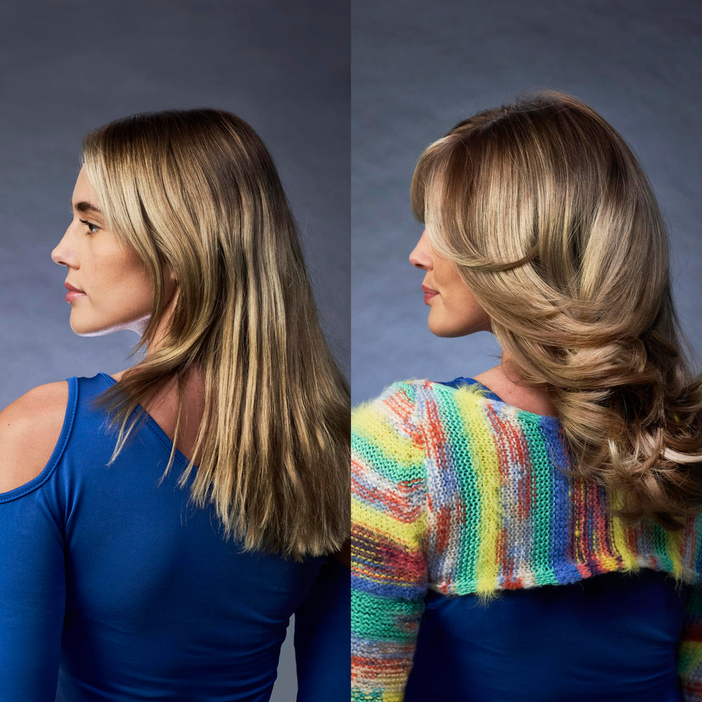 OSiS+ used at roots to build volume and lift