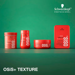 Model with tousled hairstyle styled using OSiS+ for textured separation and shine