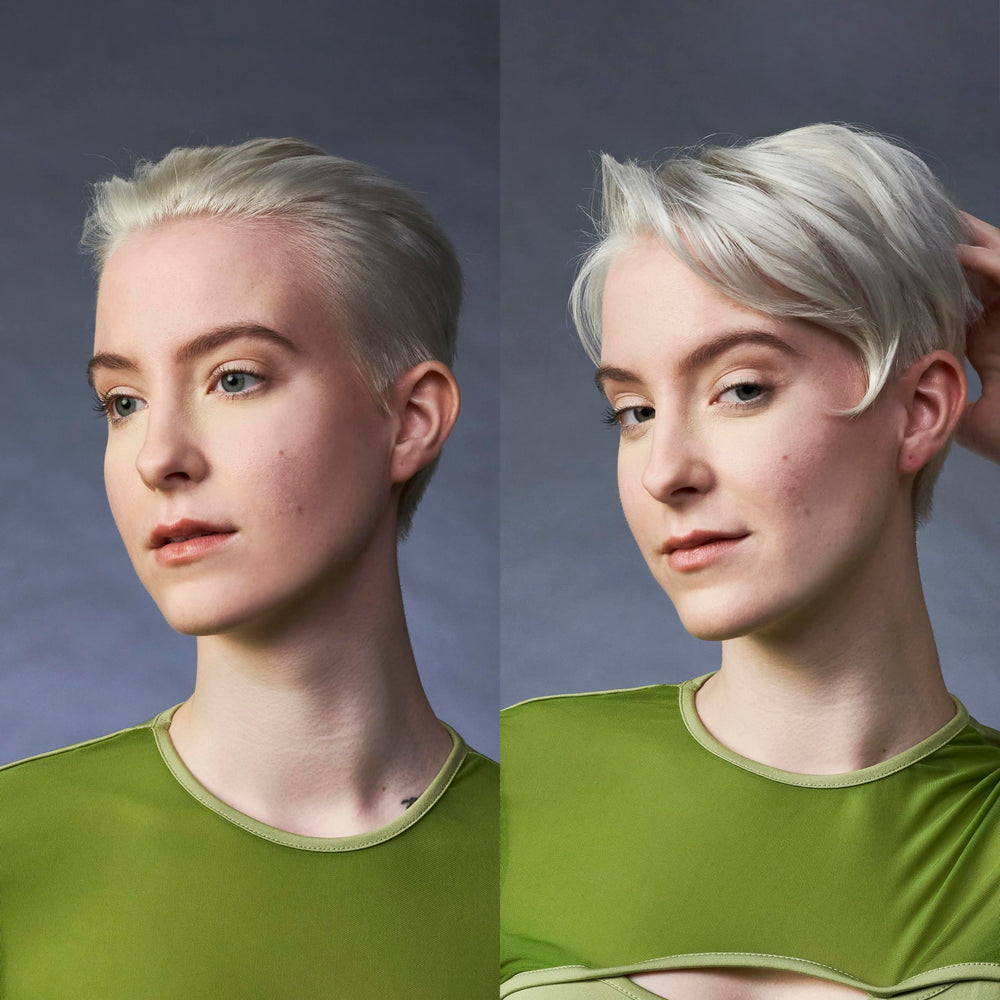 OSiS+ label close-up highlighting ingredients and professional styling system