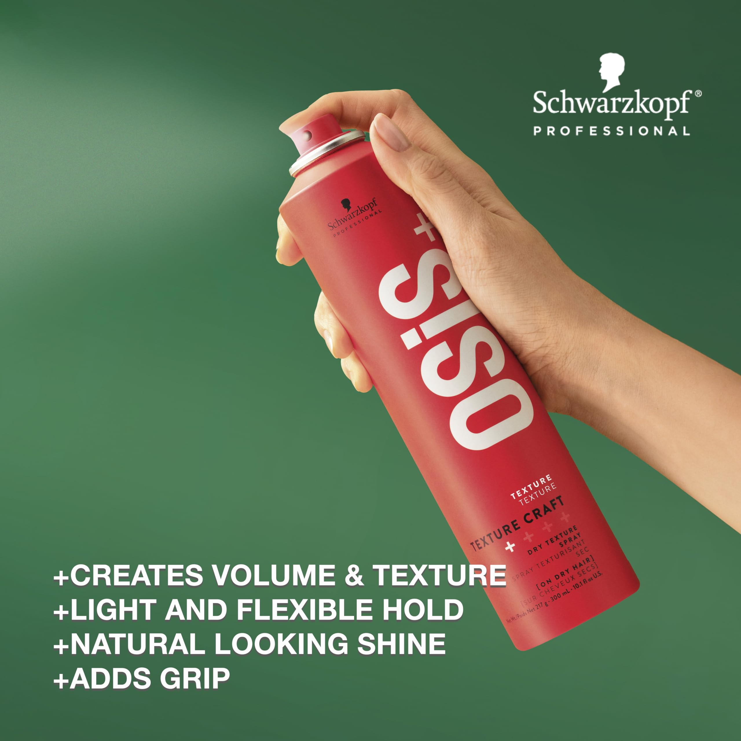 OSiS+ nozzle close-up demonstrating superfine mist for even application and coverage
