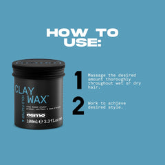 Osmo being applied to hair demonstrating natural matte texture and hold
