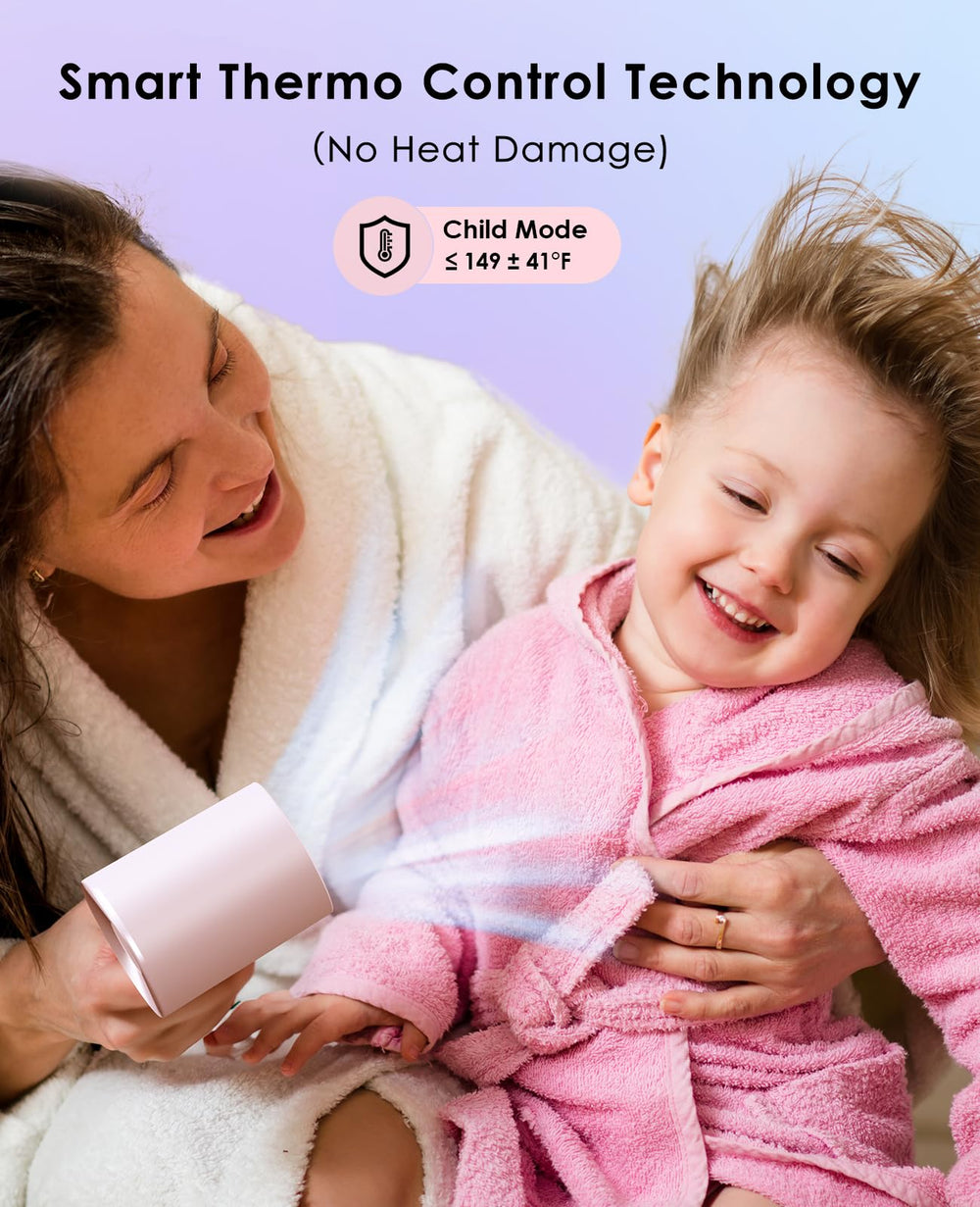 OSOU hair dryer in use on curly hair enhancing curl definition and reducing frizz
