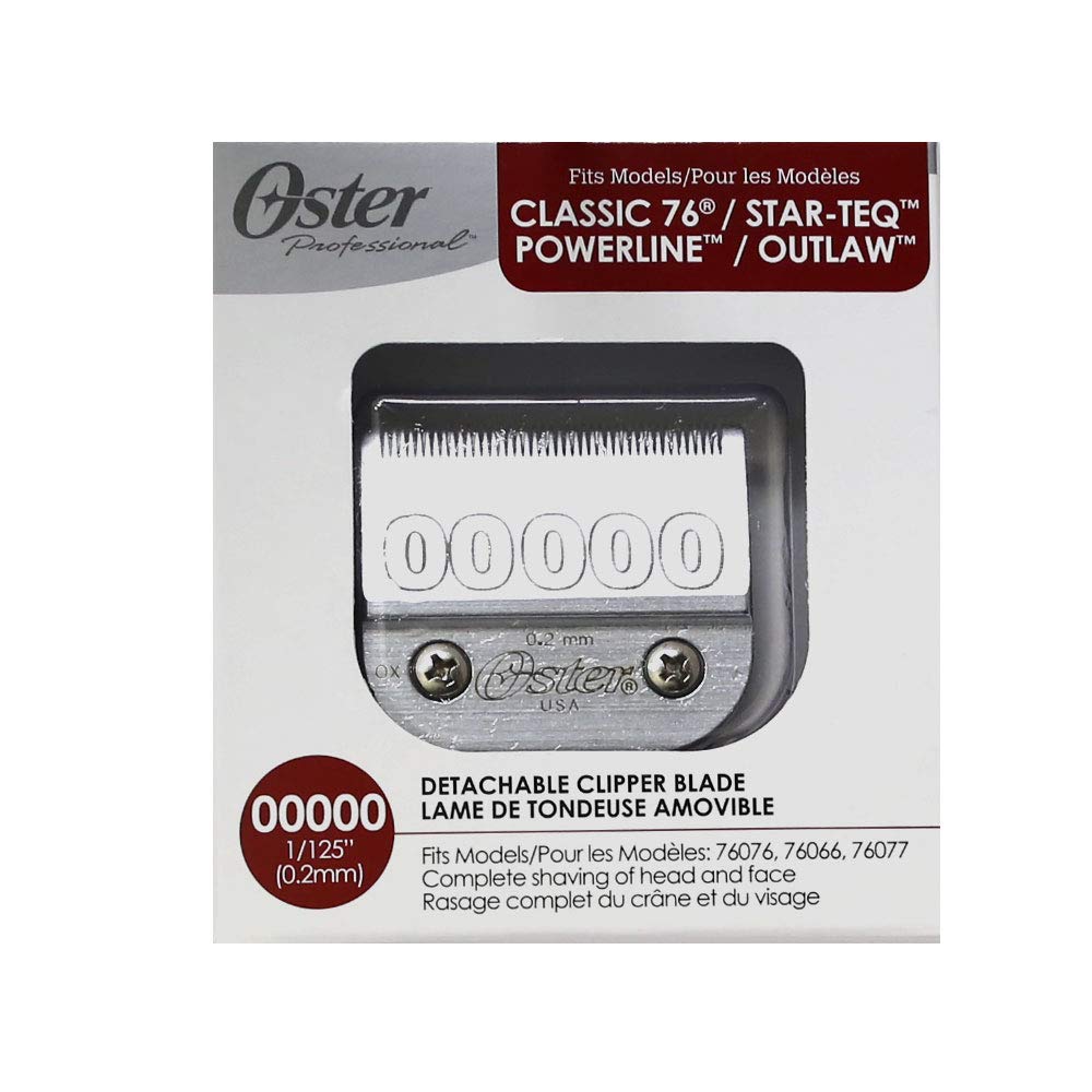 Oster 00000 close-up of teeth detail highlighting fine grind and smooth glide
