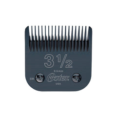 Oster blade front profile showing sharp edges and precise cut quality