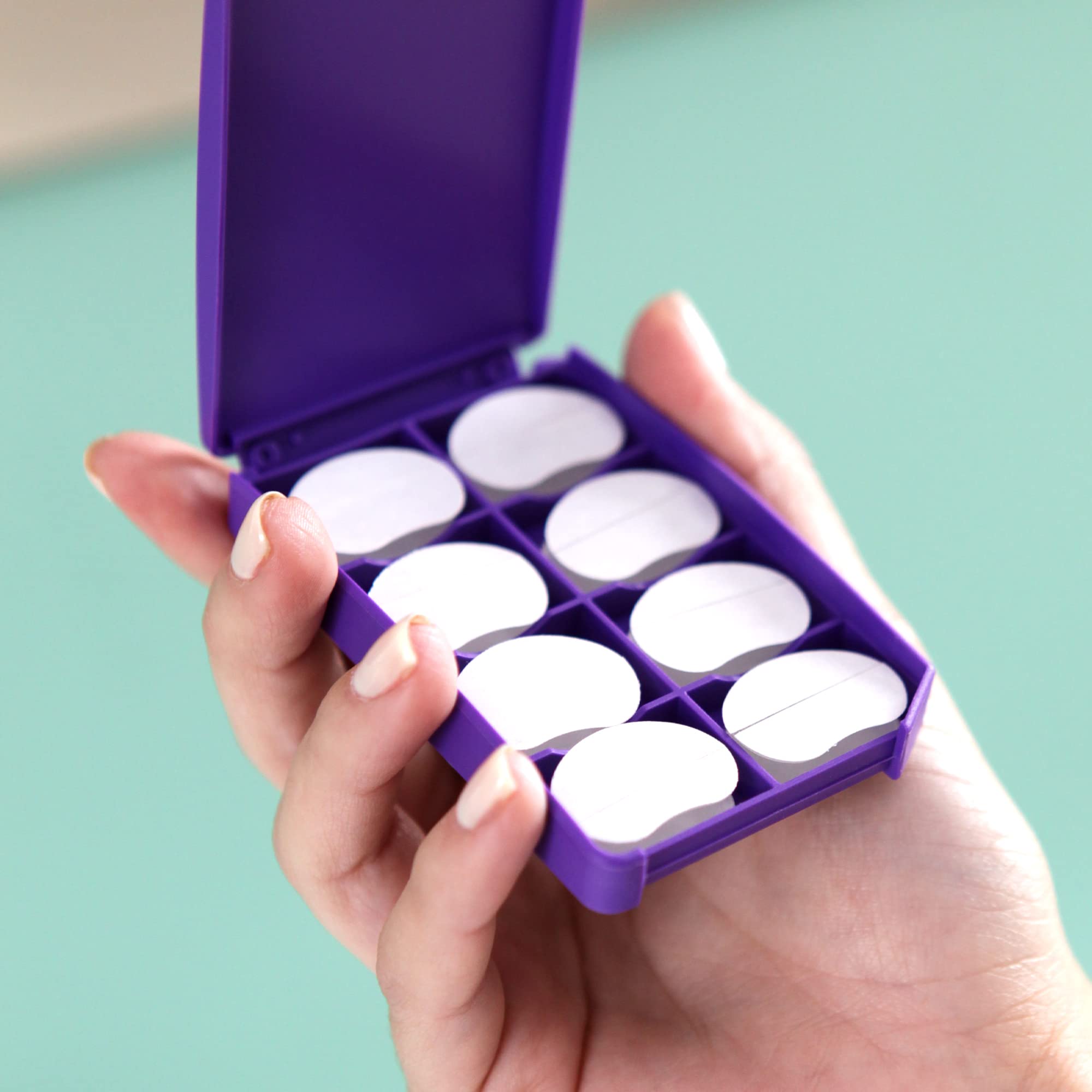 Otostick close-up of silicone texture demonstrating comfortable adhesive