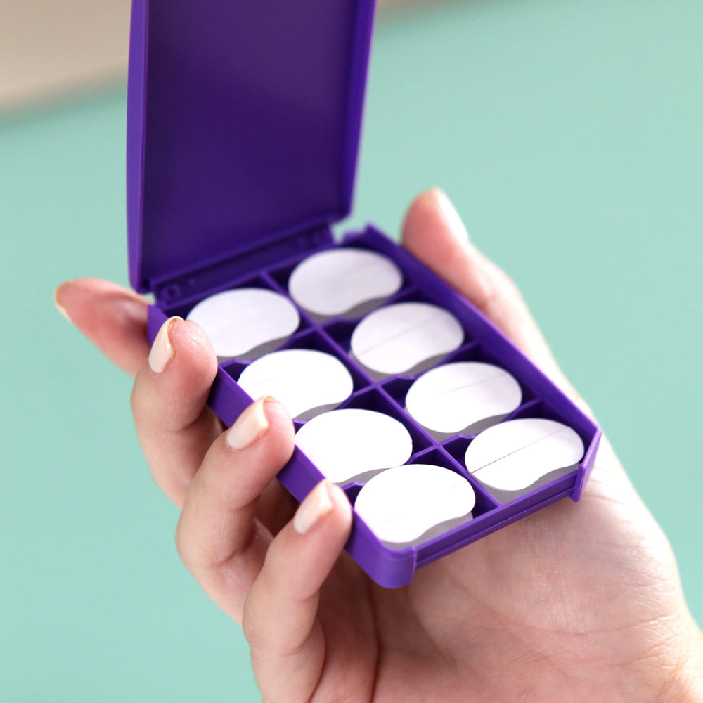 Otostick close-up of silicone texture demonstrating comfortable adhesive