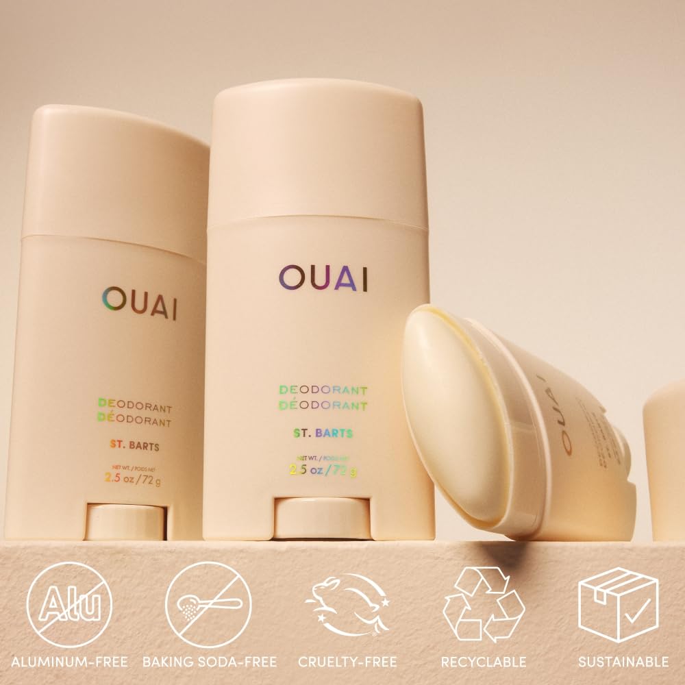 OUAI stick being applied on skin demonstrating easy use
