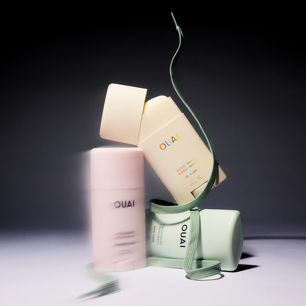 OUAI deodorant with shea and coconut illustrating moisturizing benefits