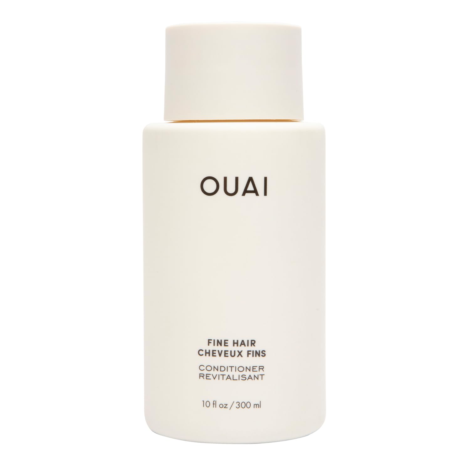 OUAI bottle front view showing clean design and product benefit