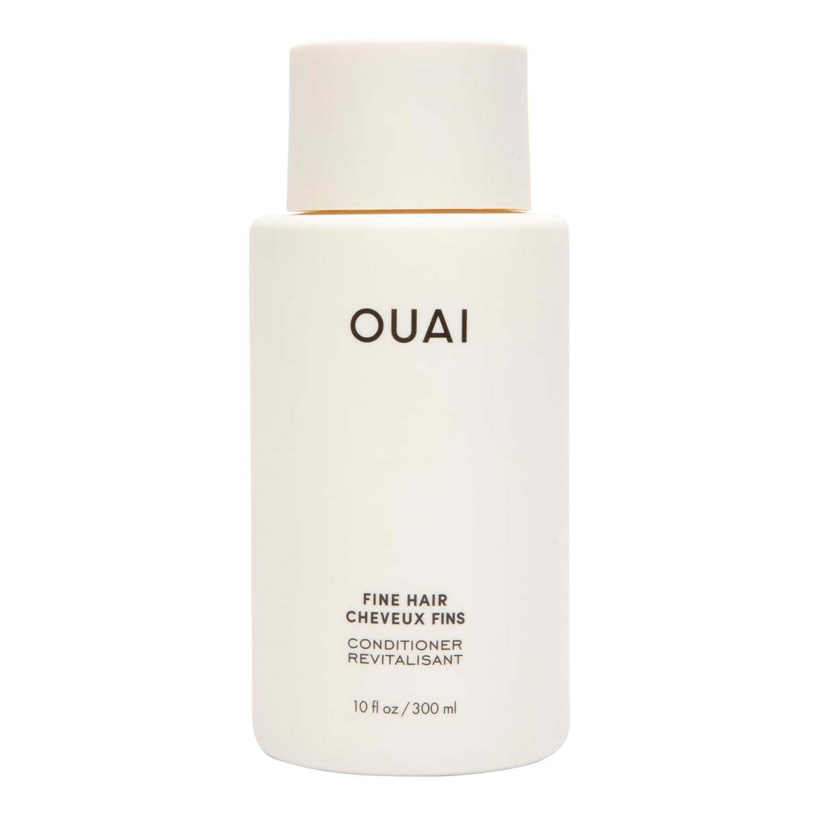 OUAI bottle front view showing clean design and product benefit
