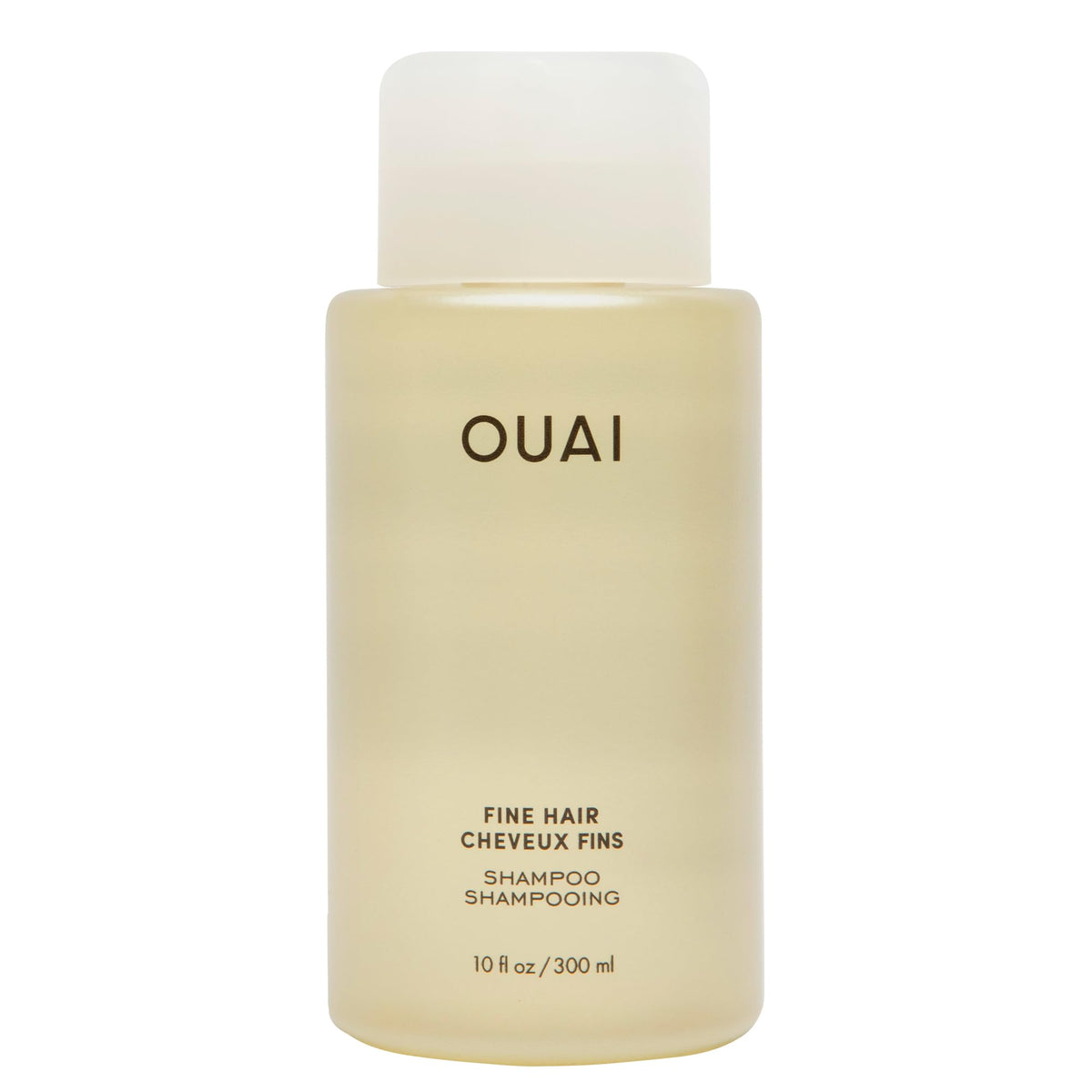 OUAI front packaging showing bottle and branding for easy identification and shelf appeal