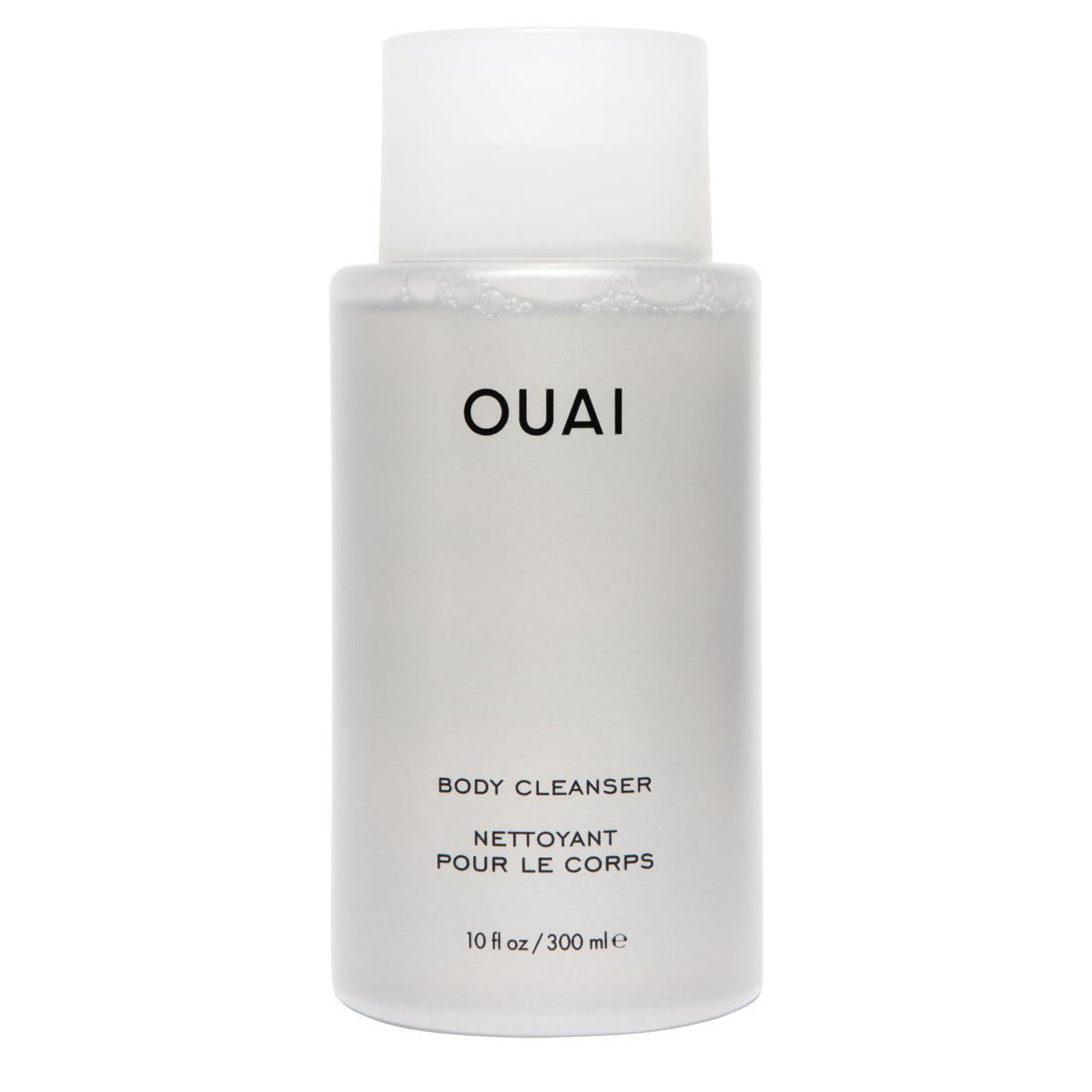 OUAI front packaging showing bottle and clean design for easy identification and shelf appeal