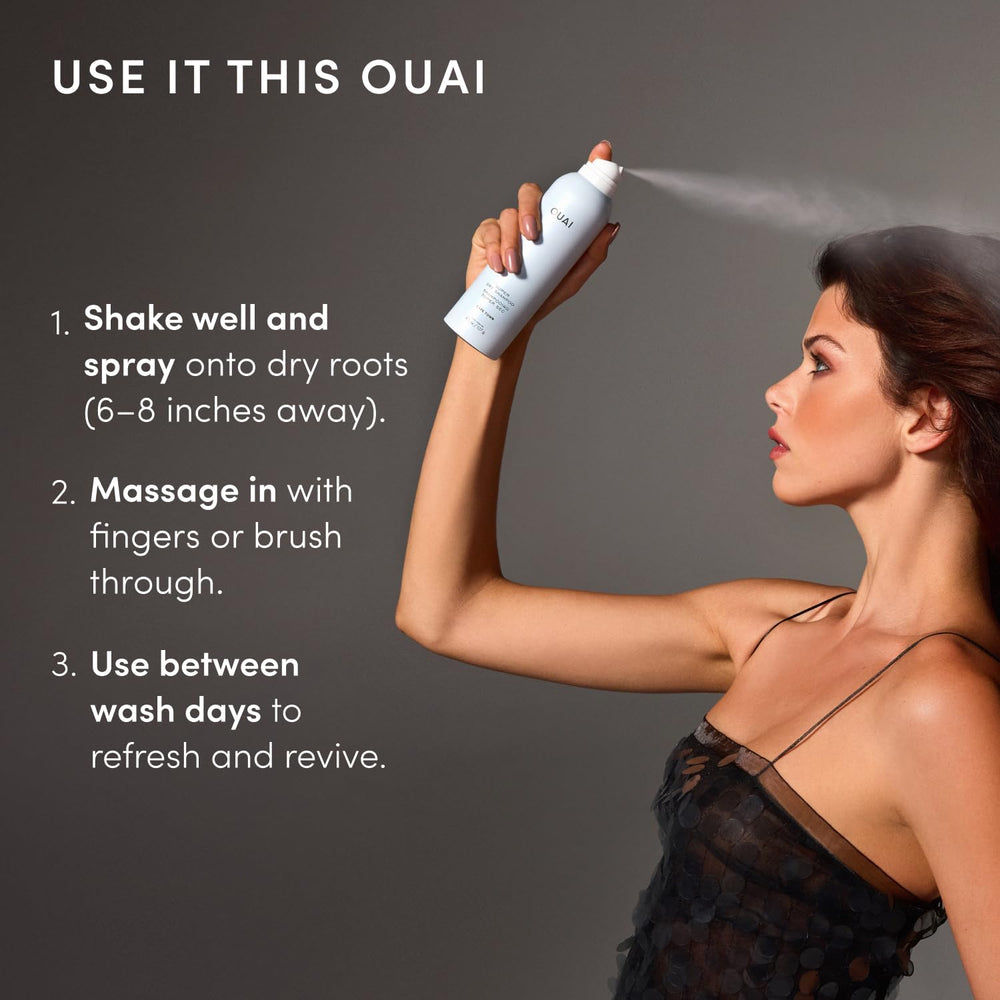 OUAI can inside gym bag illustrating on-the-go refresh benefit
