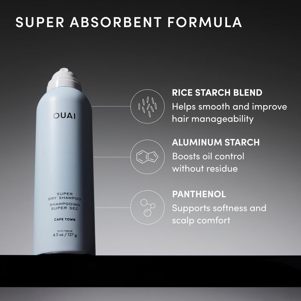 OUAI packaging label and ingredients view showing formula transparency benefit