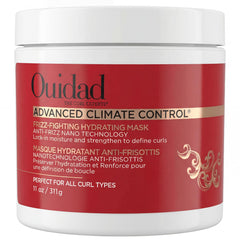 Ouidad product front packaging showing jar and label benefits