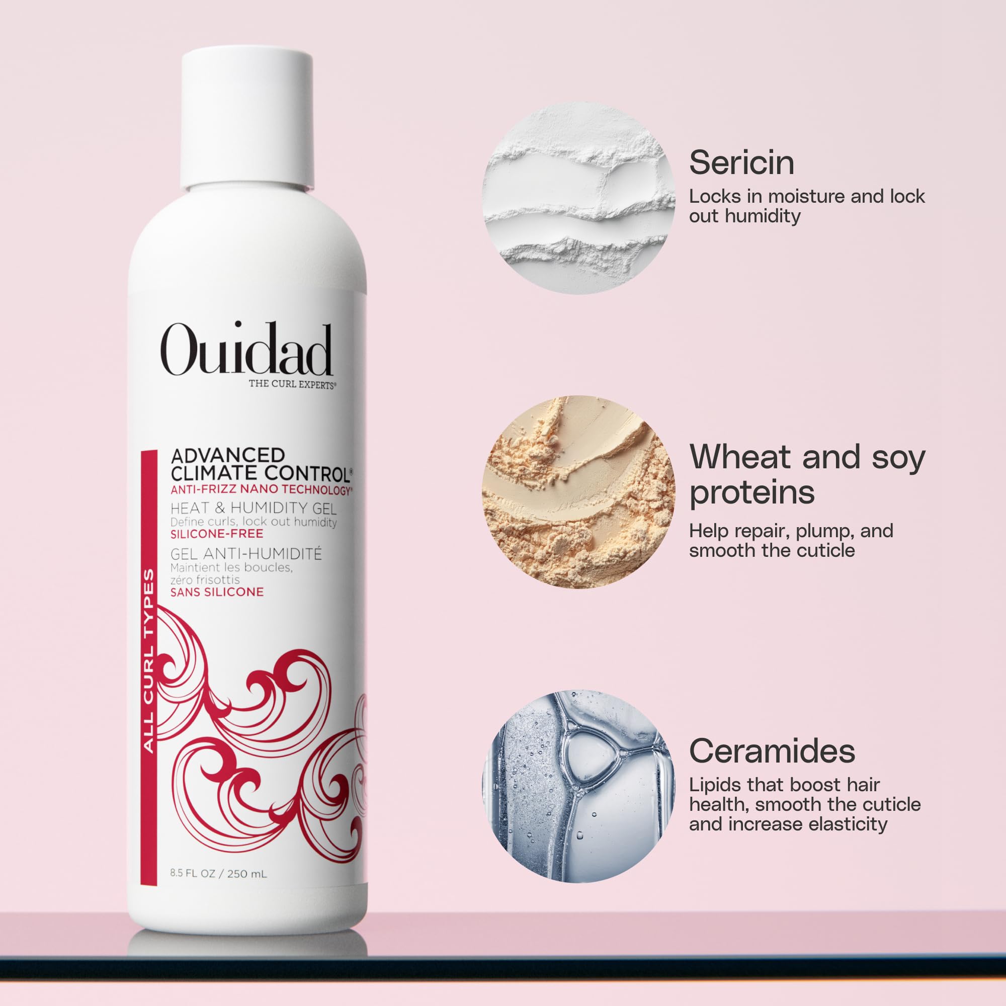 Ouidad application rake and shake technique demonstrating easy styling