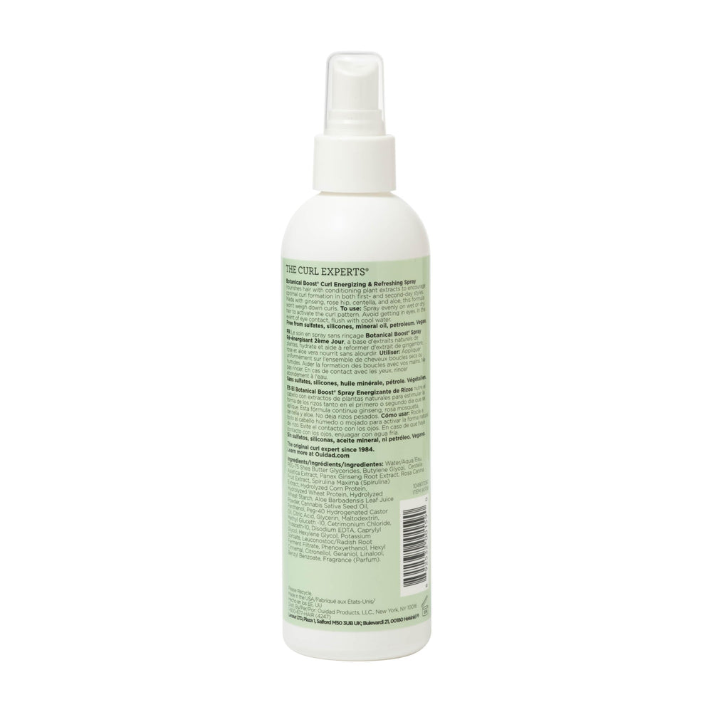 Ouidad fine mist texture closeup demonstrating even spray for lightweight hydration