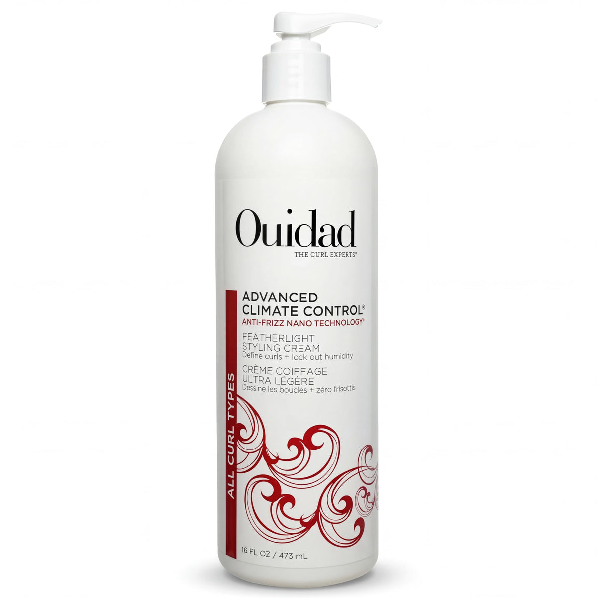 Ouidad front packaging showing product and branding for confident styling