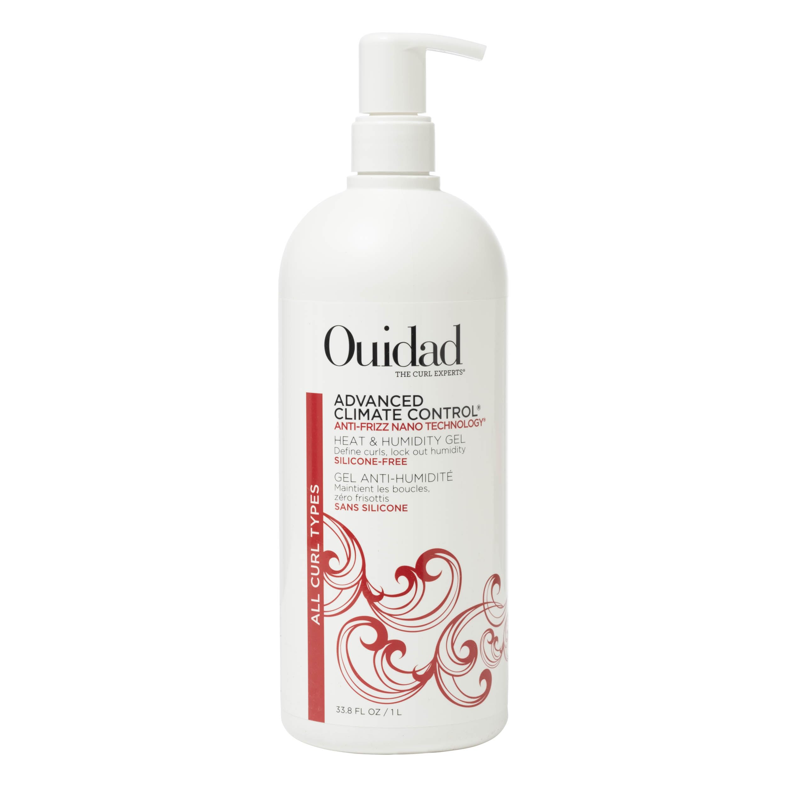 Ouidad front packaging showing gel jar and brand for reliable definition