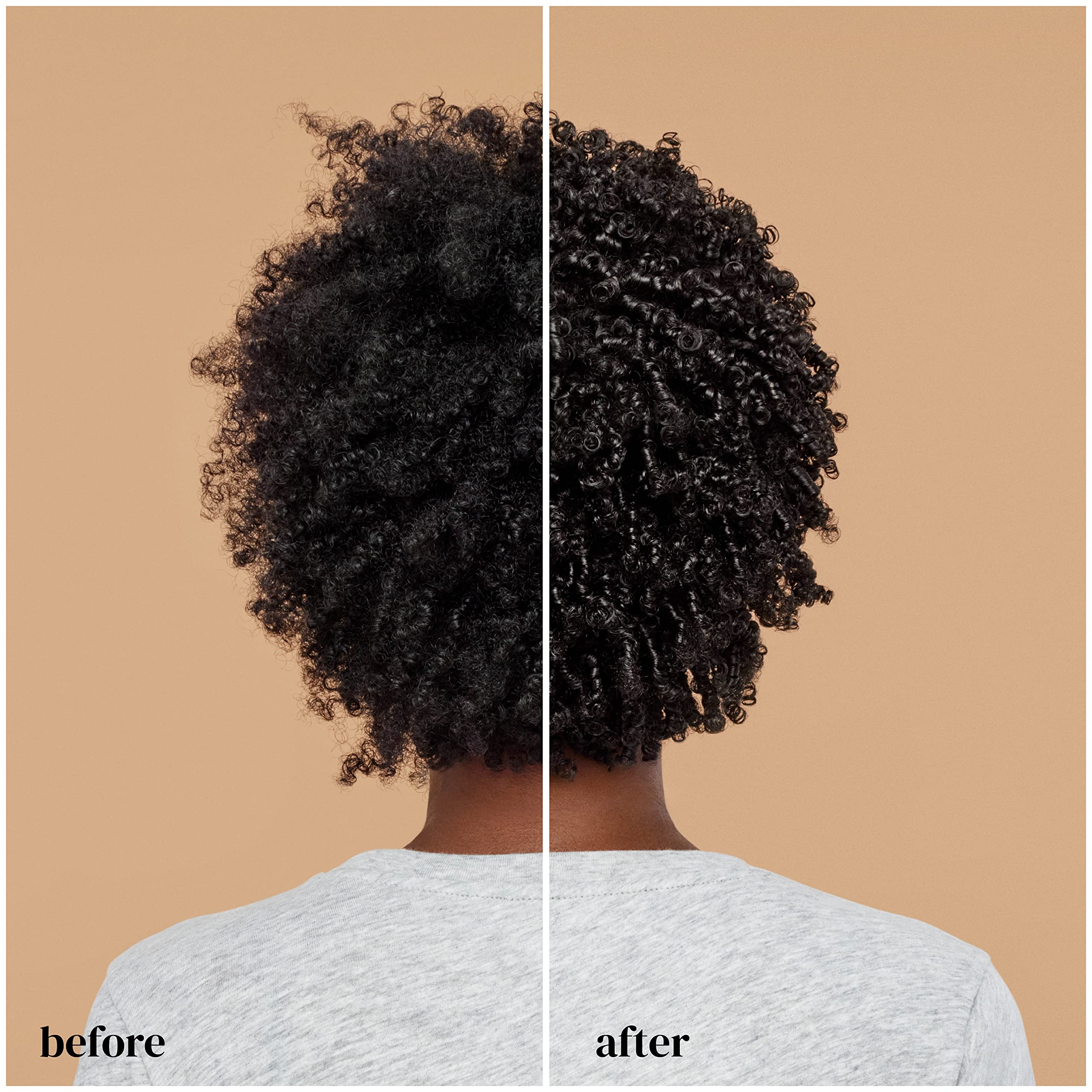 Ouidad gel styled with a diffuser for enhanced volume and hold