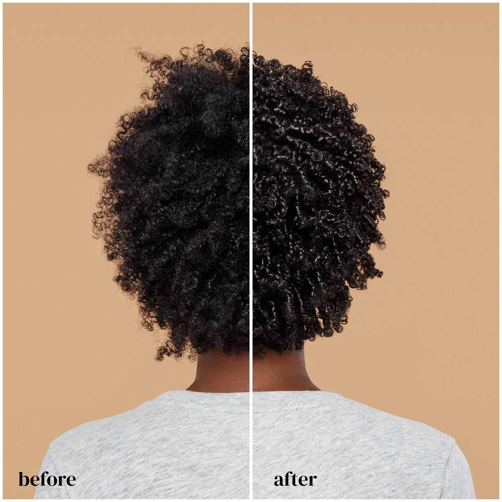 Ouidad gel styled with a diffuser for enhanced volume and hold