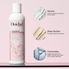 Ouidad Heat & Humidity Gel clear gel shot highlighting humidity protection