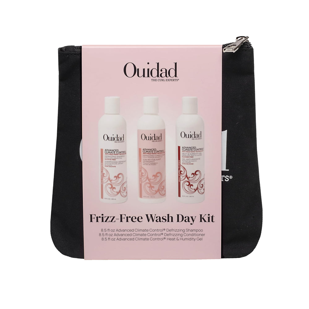 Ouidad ingredients callout with shea, wheat, soy to show nourishment benefits