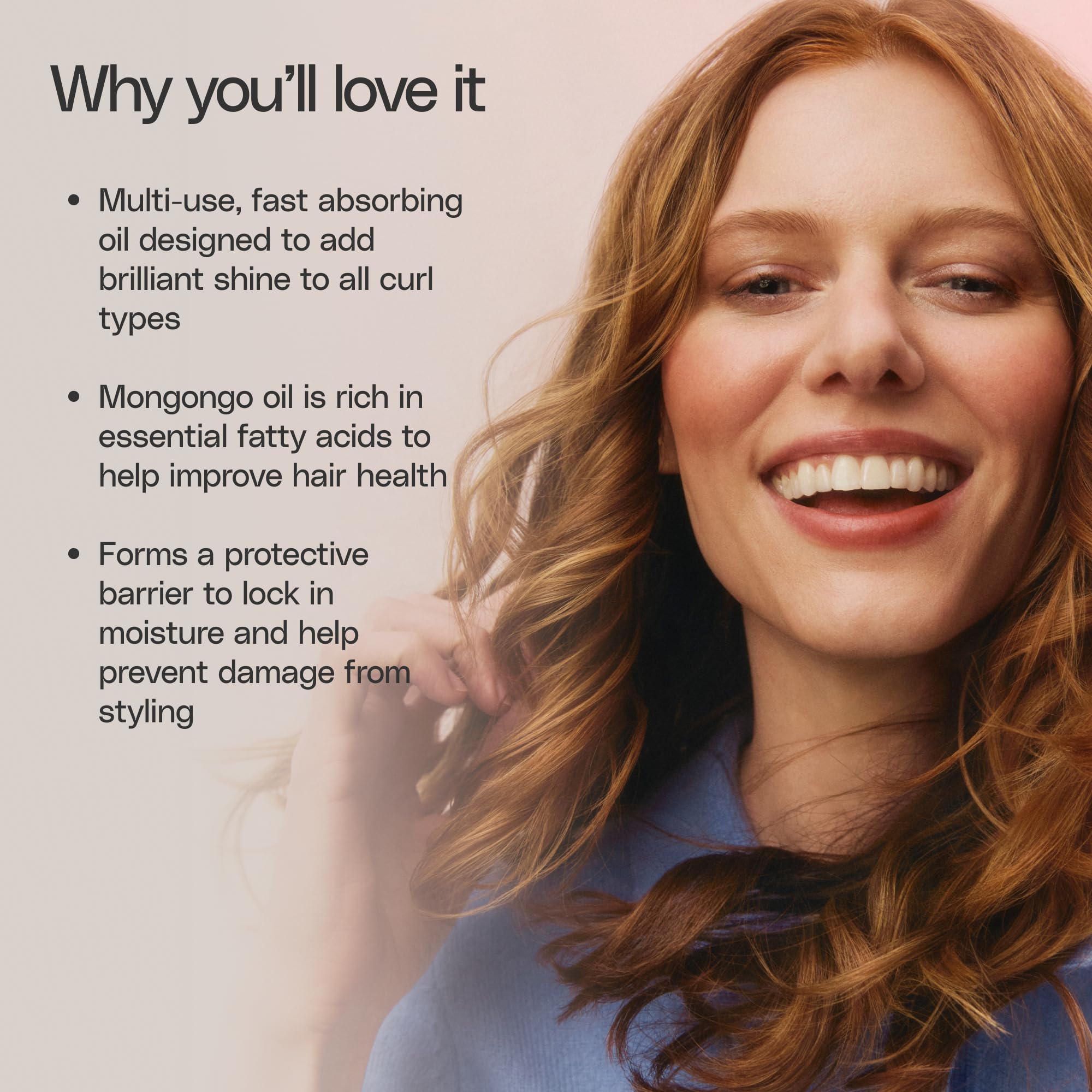Drop of Ouidad mixed into conditioner, boosts nourishment in treatment masks