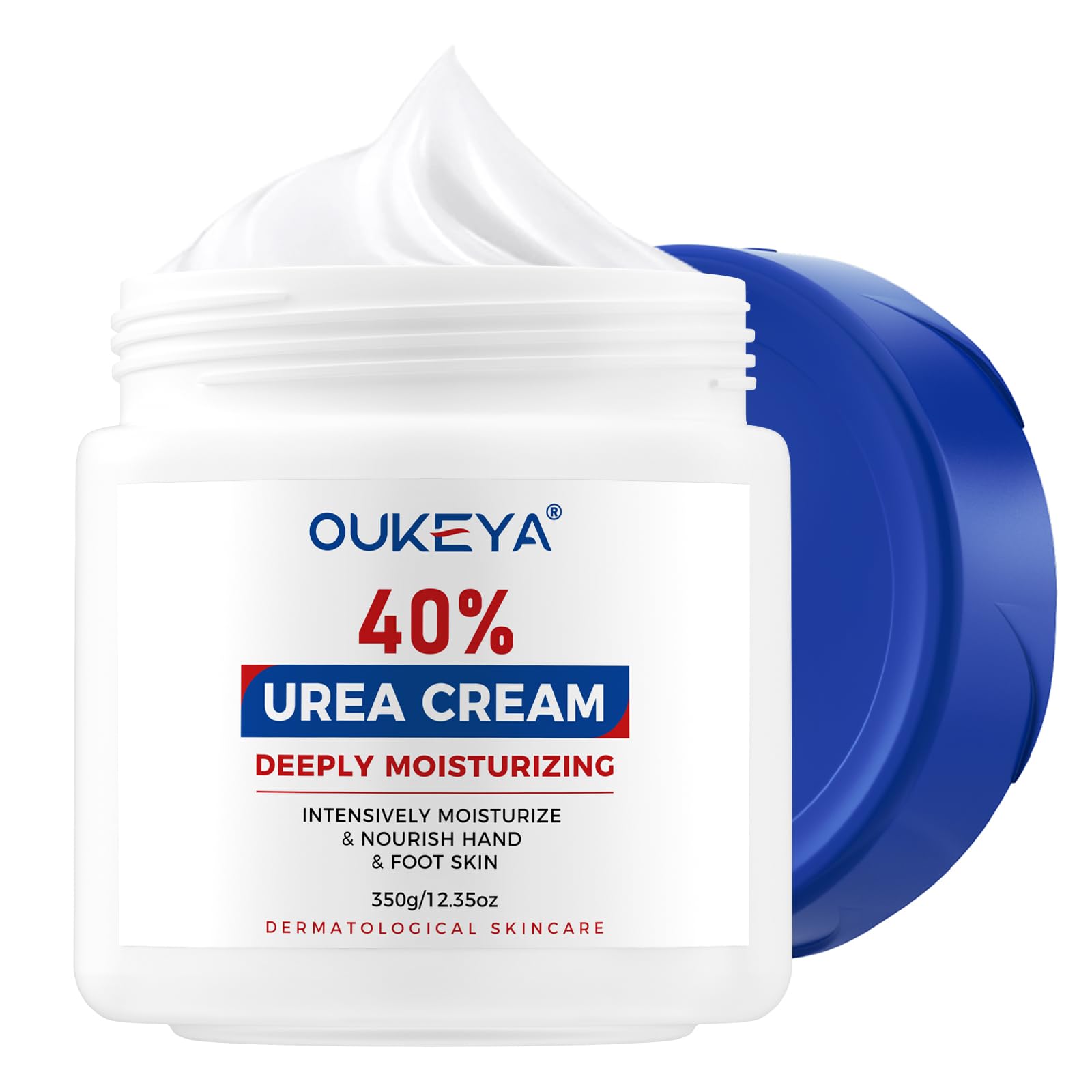 OUKEYA tube front view showing product and clear labeling for strong hydration