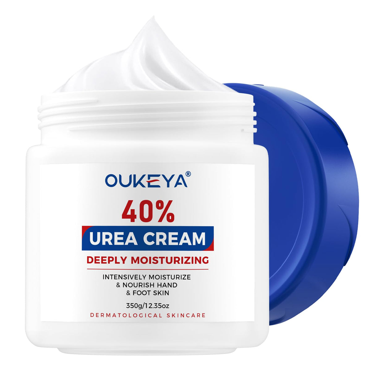 OUKEYA tube front view showing product and clear labeling for strong hydration